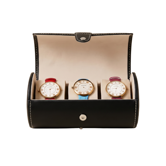 Premium Leather Watch Roll