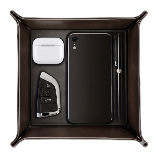 Leather Valet Tray