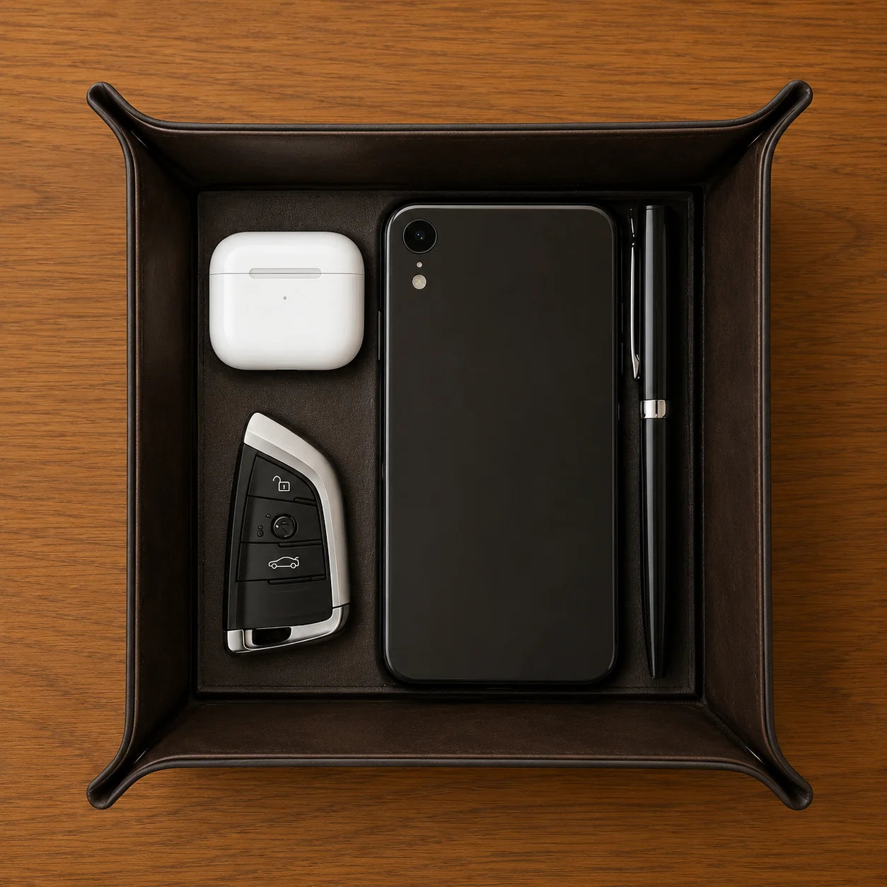 Leather Valet Tray