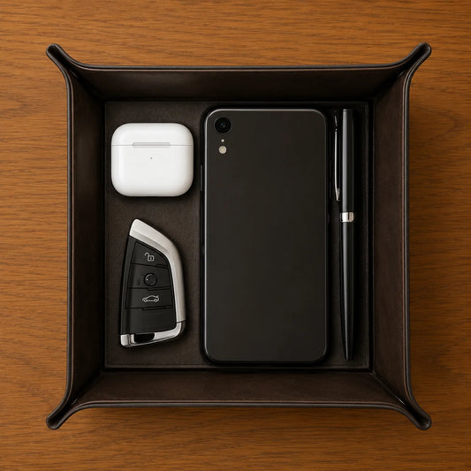 Leather Valet Tray