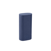 Navy Blue Leather Watch Roll